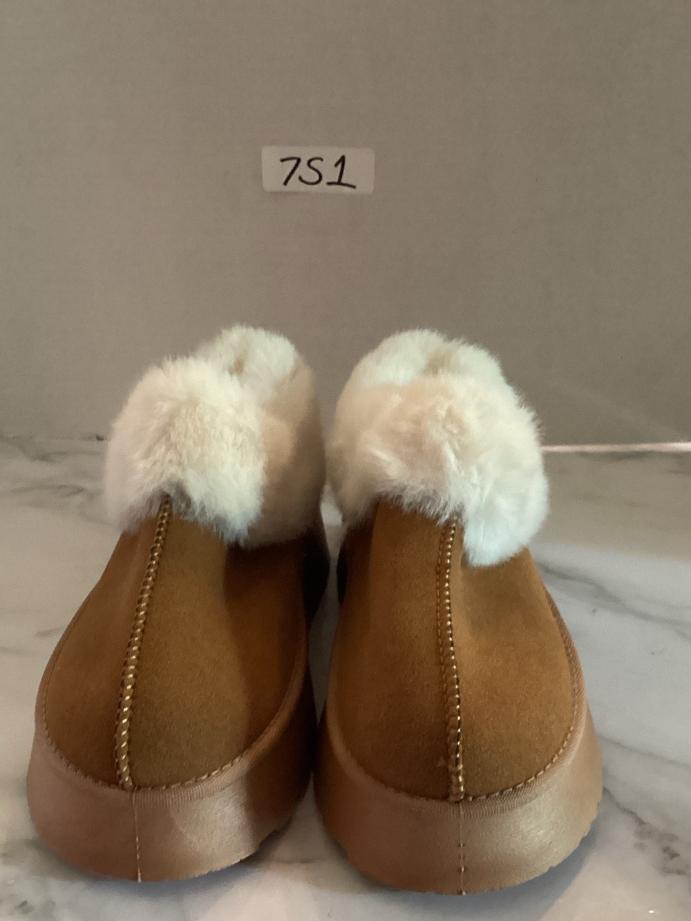 Fuzzy slippers